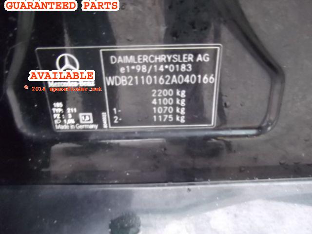 MERCEDES E270 breakers, E270 CDI Parts