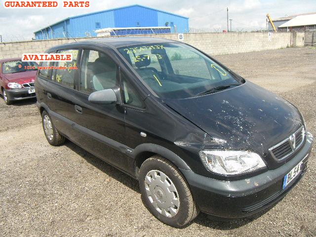 VAUXHALL ZAFIRA breakers, ZAFIRA LIFE Parts