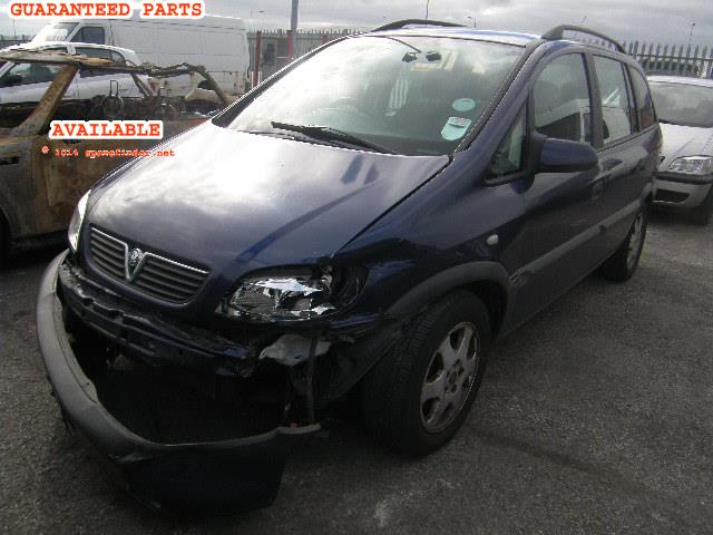 VAUXHALL ZAFIRA breakers, ZAFIRA COMFORT Parts