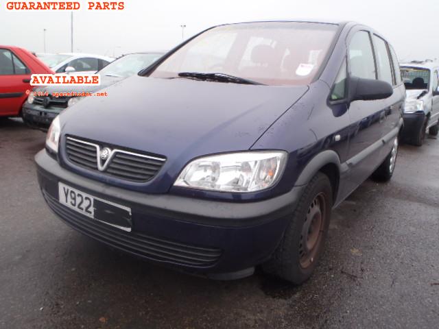 VAUXHALL ZAFIRA breakers, ZAFIRA 16V Parts