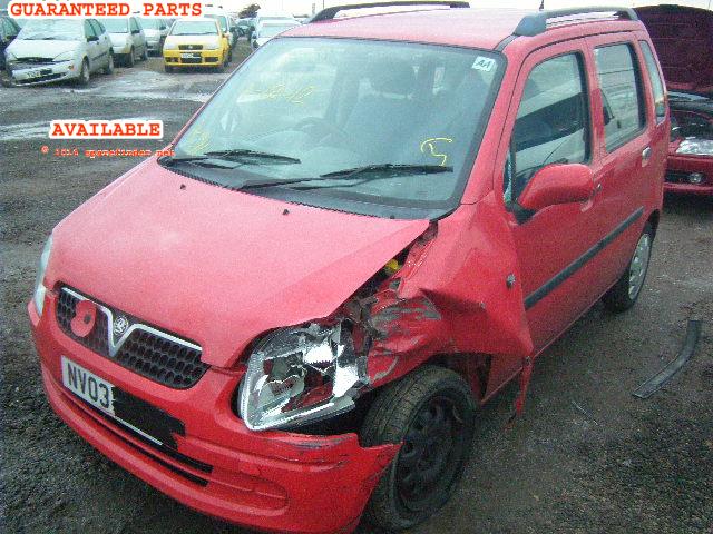 VAUXHALL AGILA breakers, AGILA DESIGN Parts